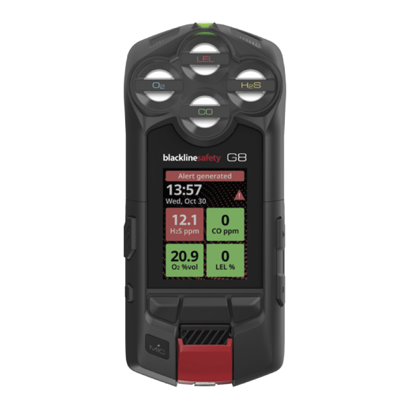 G8 Lone Worker Monitor with Wireless Gas Detector from Blackline Safety G8 Portable Wireless Gas Detector and Lone Worker Monitor